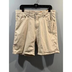 Mens Tailor Vintage Chino Shorts Size 34 Tan